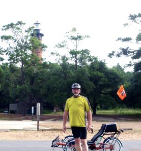 Quick stop while triking at the Currituck Beach Lighthouse